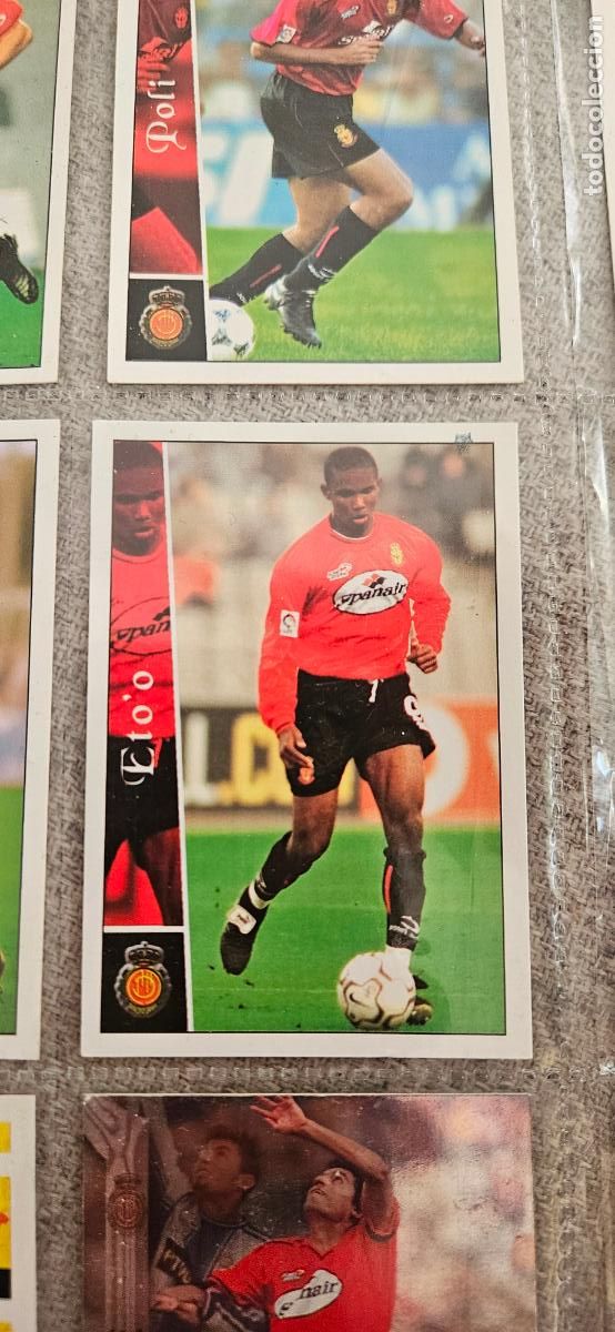 Figurine di Calcio: Eto'o - Mallorca - 428 - Mundicromo 02 03 - 2002 2003 - Trading Card