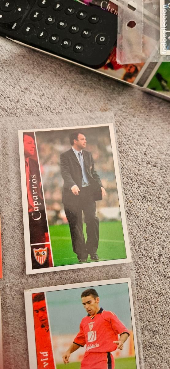 Figurine di Calcio: Caparr&oacute;s - Sevilla - 192 - Mundicromo 02 03 - 2002 2003 - Trading Card