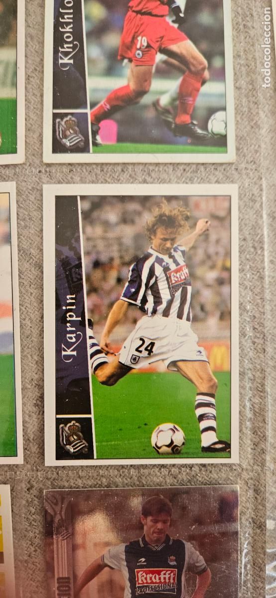 Figurine di Calcio: Karpin - Real Sociedad - 347 - Mundicromo 02 03 - 2002 2003 - Trading Card