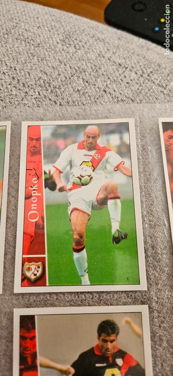 Football Stickers: Onopko - Rayo Vallecano - 281 - Mundicromo 02 03 - 2002 2003 - Trading Card