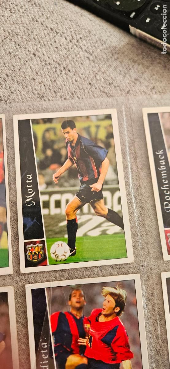 Football Stickers: Thiago Motta - Barcelona - 92 - Mundicromo 02 03 - 2002 2003 - Trading Card