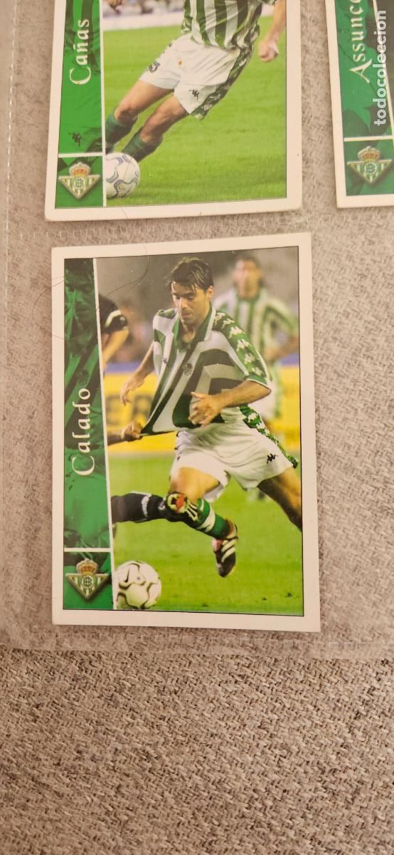 Football Stickers: Calado - Betis - 151 - Mundicromo 02 03 - 2002 2003 - Trading Card