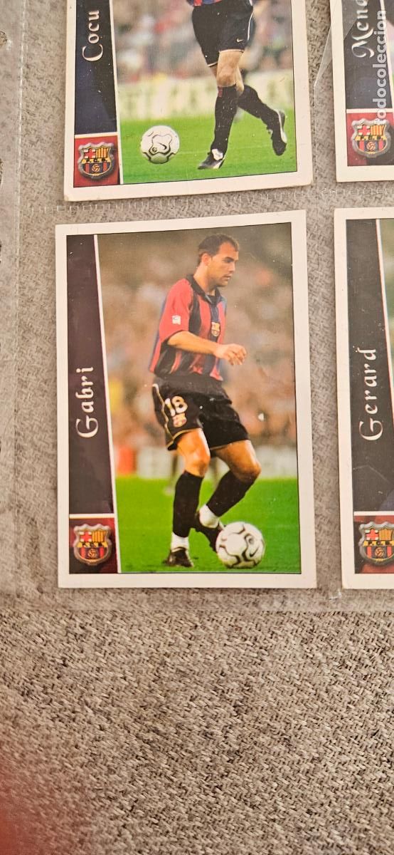 Football Stickers: Gabri - Barcelona - 97 - Mundicromo 02 03 - 2002 2003 - Trading Card
