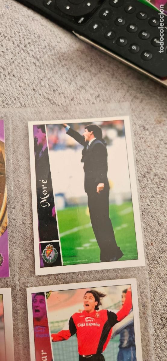 Football Stickers: Mor&eacute; - Valladolid - 300 - Mundicromo 02 03 - 2002 2003 - Trading Card