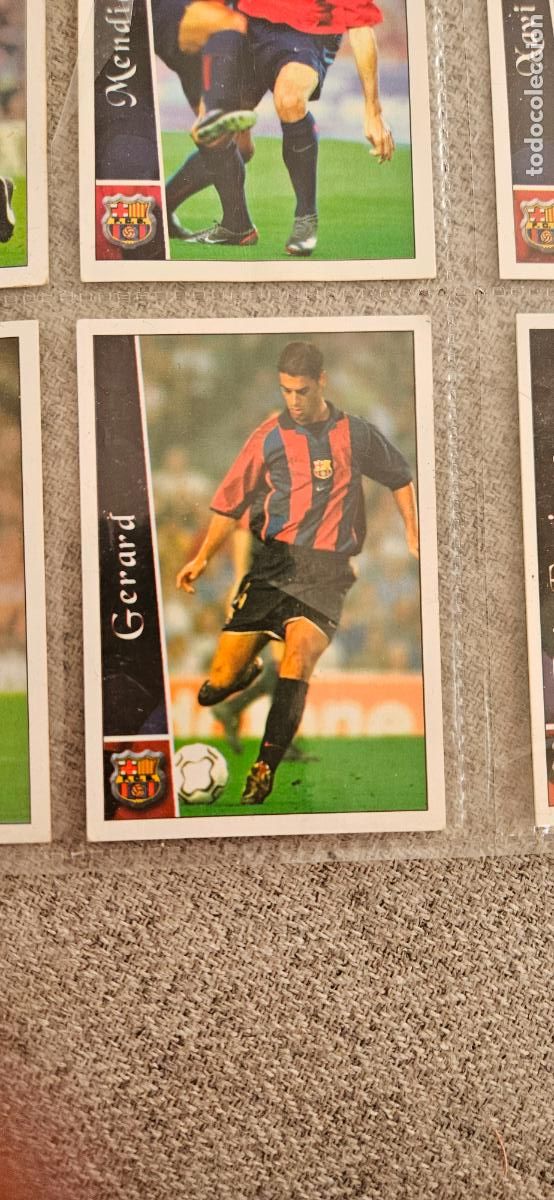 Football Stickers: Gerard - Barcelona - 98 - Mundicromo 02 03 - 2002 2003 - Trading Card