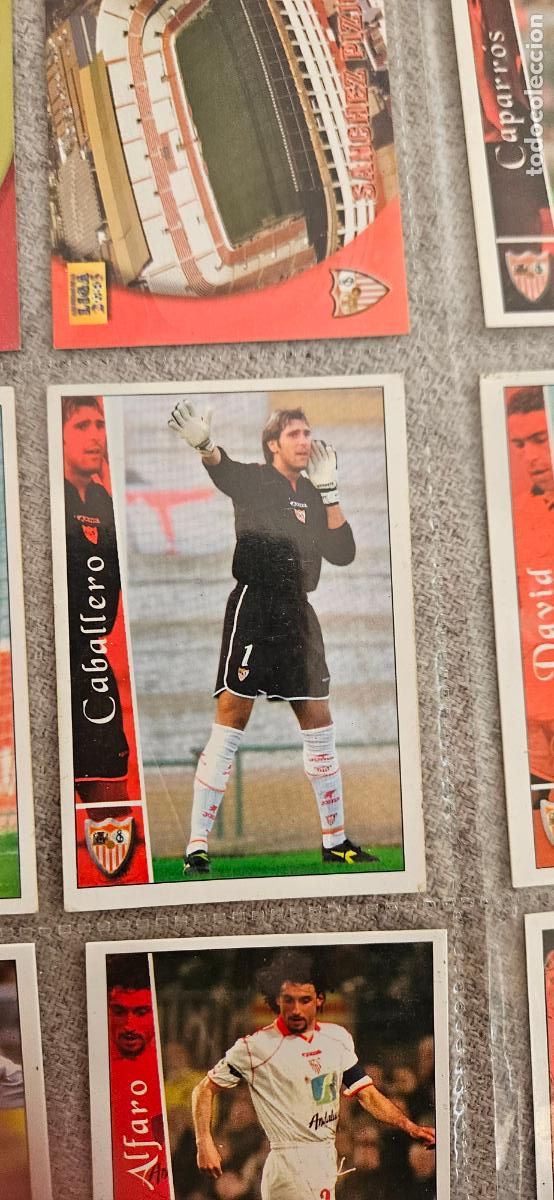 Football Stickers: Juan Carlos Caballero - Sevilla - 194 - Mundicromo 02 03 - 2002 2003 - Trading Card