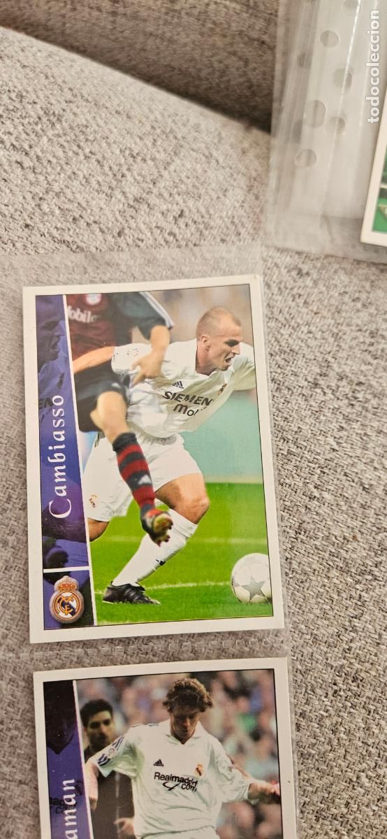 Cartes &agrave; collectionner de Football: Cambiasso - Real Madrid - 66 - Mundicromo 02 03 - 2002 2003 - Trading Card