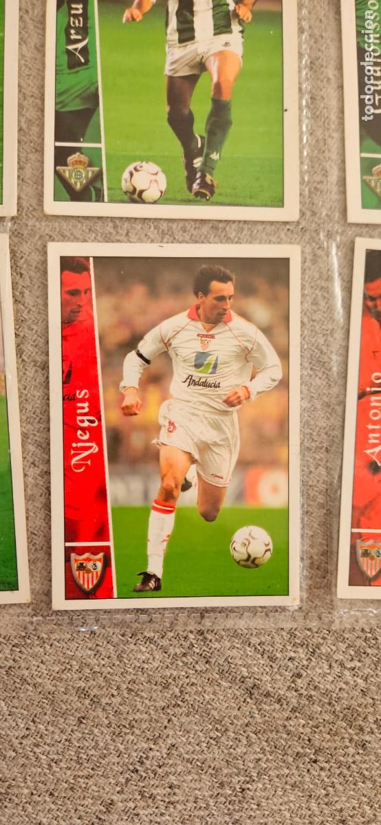 Figurine di Calcio: Njegus - Sevilla - 584 - Mundicromo 02 03 - 2002 2003 - Trading Card