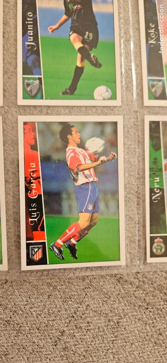 Figurine di Calcio: L. Garc&iacute;a - Atl&eacute;tico de Madrid - 593 - Mundicromo 02 03 - 2002 2003 - Trading Card