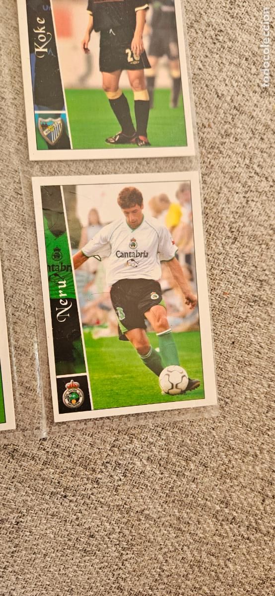 Football Stickers: Neru - Racing Santander - 594 - Mundicromo 02 03 - 2002 2003 - Trading Card