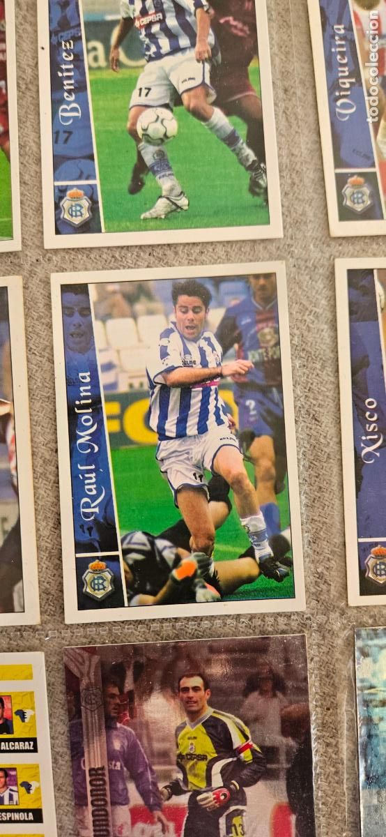 Football Stickers: Ra&uacute;l Molina - Recreativo de Huelva - 536 - Mundicromo 02 03 - 2002 2003 - Trading Card