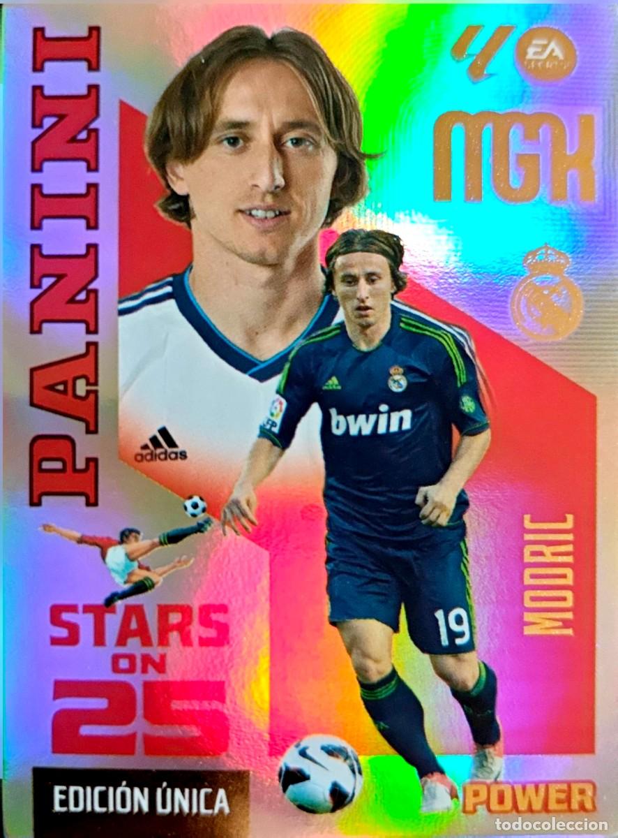 Cromos de f&uacute;tbol: 445 P 445P Luka Modric - Real Madrid - EDICION UNICA POWER - PANINI Megacracks MGK 2026 2027 26 27