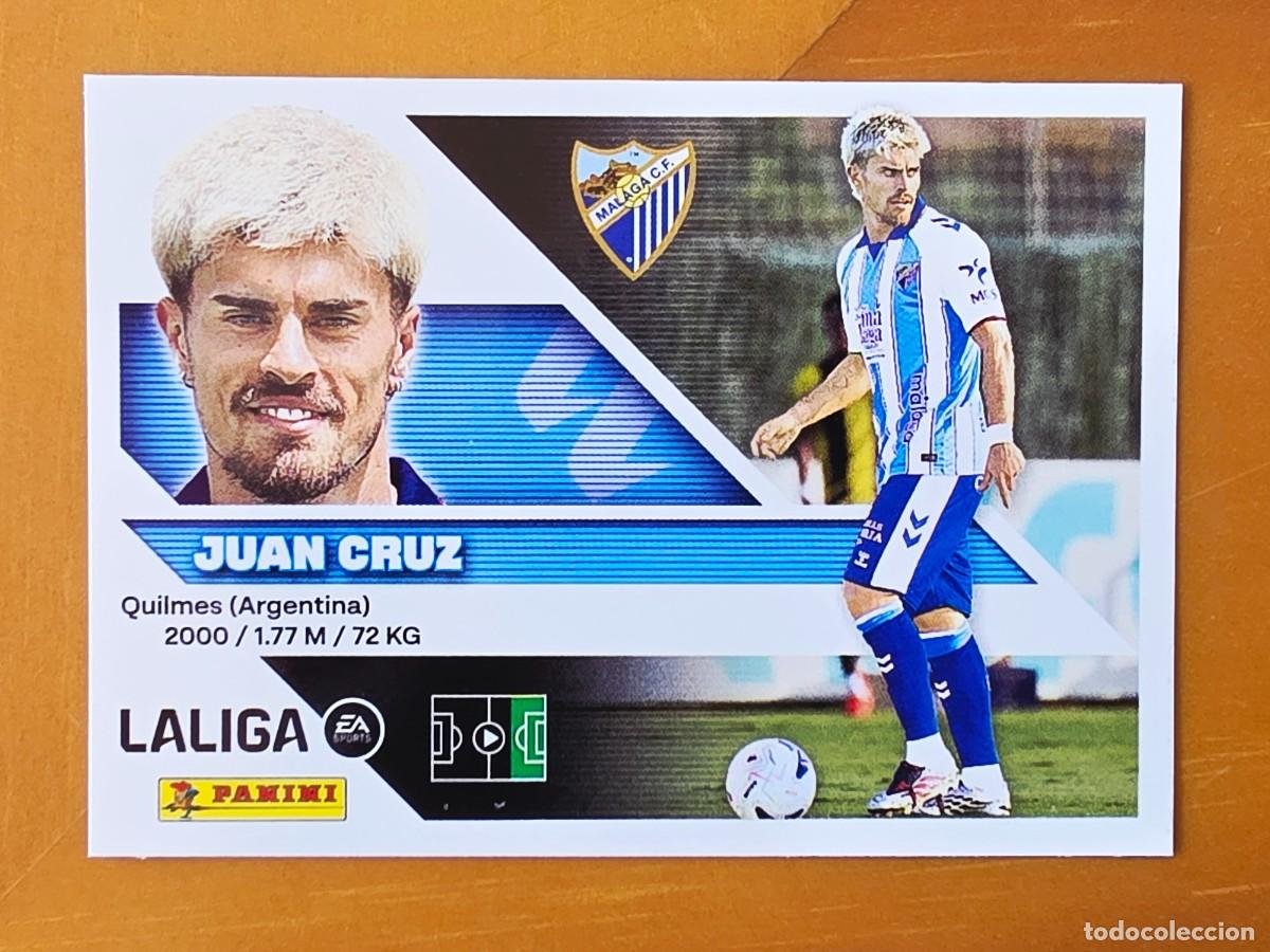 Cromos de f&uacute;tbol: &Uacute;ltimos Fichajes 11 Juan Cruz, M&aacute;laga CF, Panini Ediciones Liga Este 2026 2027 26 27