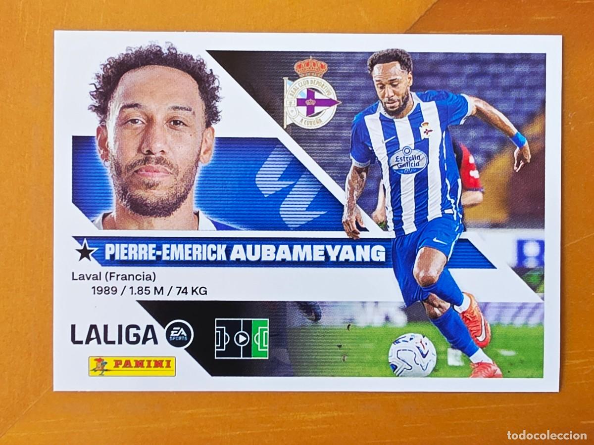 Cromos de f&uacute;tbol: &Uacute;ltimos Fichajes 12 Aubameyang, Deportivo de A Coru&ntilde;a, Panini Ediciones Liga Este 2026 2027 26 27