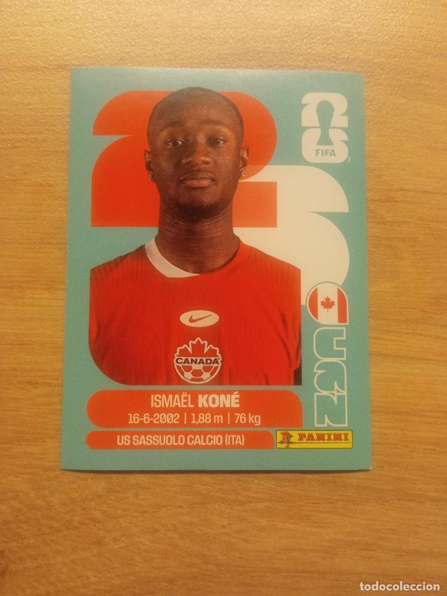 Cromos de f&uacute;tbol: Ismael Kone, cromo 11, Canad&aacute;, mundial 2026, Panini