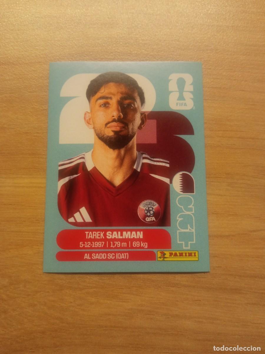 Cromos de f&uacute;tbol: Tarek Salman, cromo 8, Qatar, mundial 2026, Panini