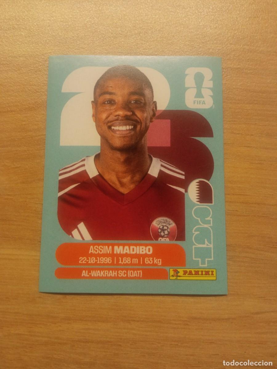 Cromos de f&uacute;tbol: Assim Madibo, cromo 11, Qatar, mundial 2026, Panini