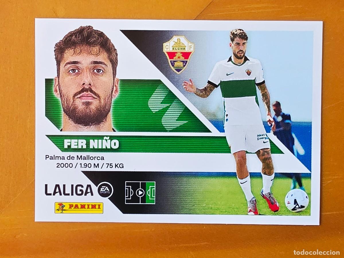 Cromos de f&uacute;tbol: &Uacute;ltimos Fichajes 15 Fer Ni&ntilde;o, Elche CF, Panini Ediciones Liga Este 2026 2027 26 27