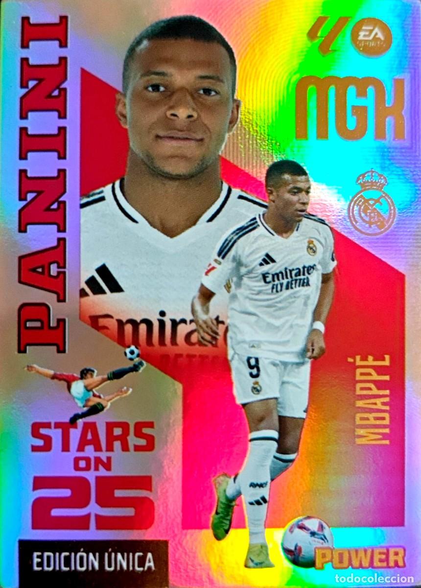 Cromos de f&uacute;tbol: 450 P 450P Mbappe - Real Madrid - POWER EDICION UNICA - PANINI Megacracks MGK 2026 2027 26 27