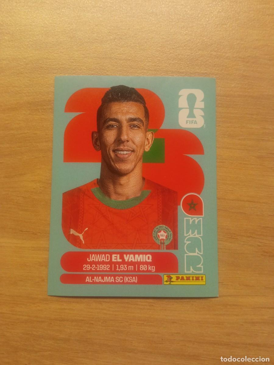 Cromos de f&uacute;tbol: El Yamiq, cromo 8, Marruecos, mundial 2026, Panini