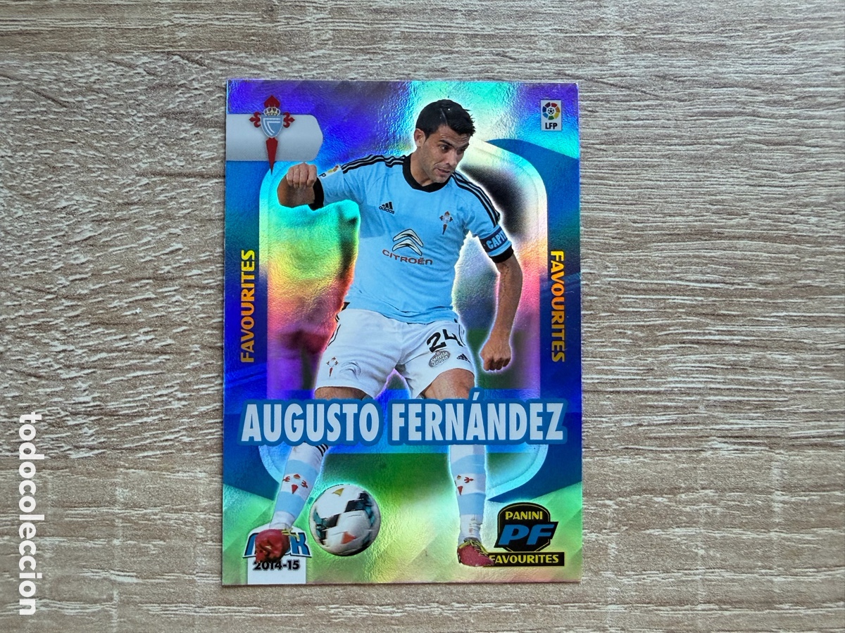 Cromos de f&uacute;tbol: 381 AUGUSTO FERN&Aacute;NDEZ FAVOURITES PF MEGACRACKS MGK 2014 2015 14 15 CELTA DE VIGO