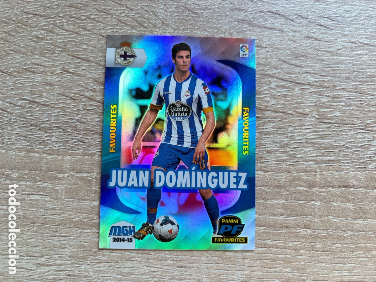 Cromos de f&uacute;tbol: 394 JUAN DOM&Iacute;NGUEZ FAVOURITES PF MEGACRACKS MGK 2014 2015 14 15 RC DEPORTIVO