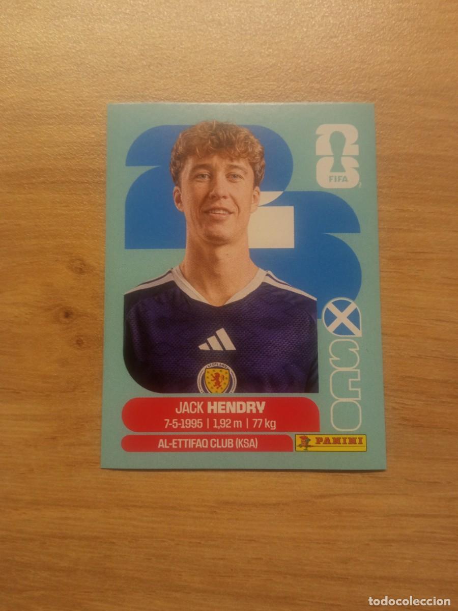 Fu&szlig;ball-Sticker: Hendry, cromo 3, Escocia, mundial 2026, Panini