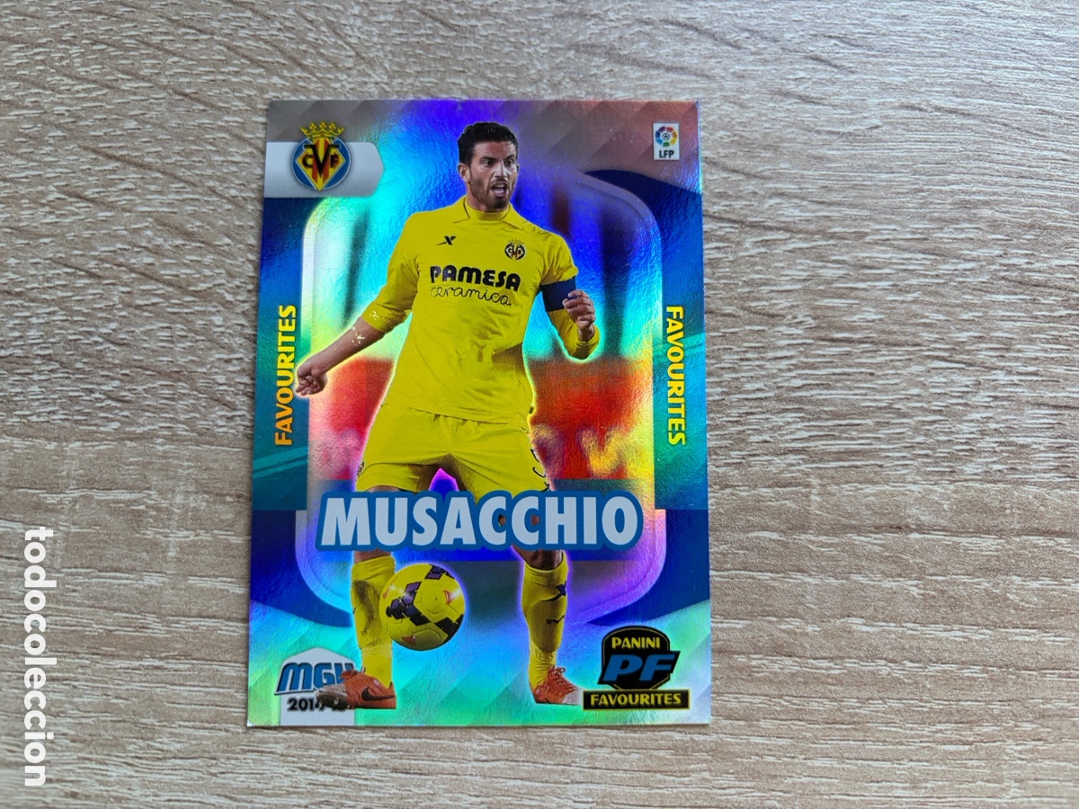Cromos de f&uacute;tbol: 401 MUSACCHIO FAVOURITES PF MEGACRACKS MGK 2014 2015 14 15 VILLARREAL CF