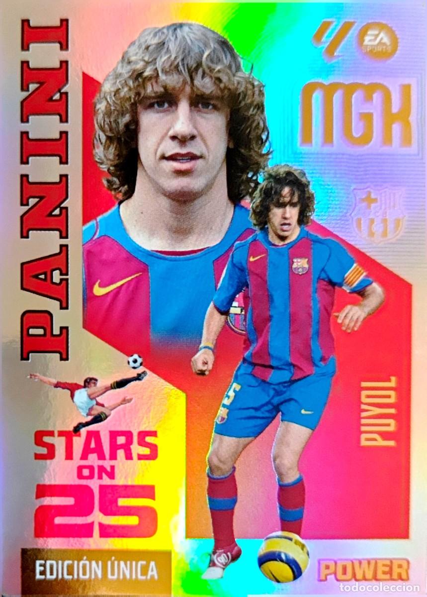 Cromos de f&uacute;tbol: 429 P 429P Puyol - FC Barcelona - Stars on 25 - POWER UNICA - PANINI Megacracks MGK 2026 2027 26 27