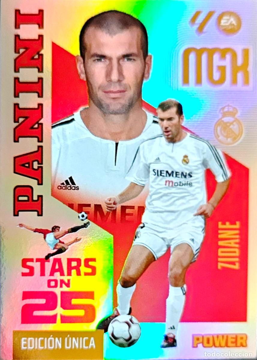 Cromos de f&uacute;tbol: 430 P 430P Zidane - Real Madrid - Stars on 25 - POWER UNICA - PANINI Megacracks MGK 2026 2027 26 27