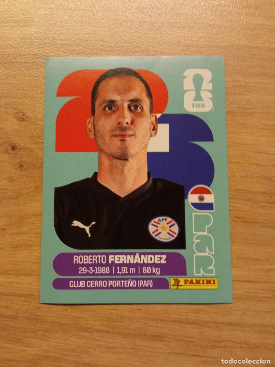 Fu&szlig;ball-Sticker: Fern&aacute;ndez, cromo 2, Paraguay, mundial 2026, Panini