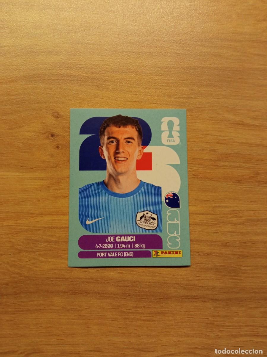Cromos de f&uacute;tbol: Gauci, cromo 3, Australia, mundial 2026, Panini