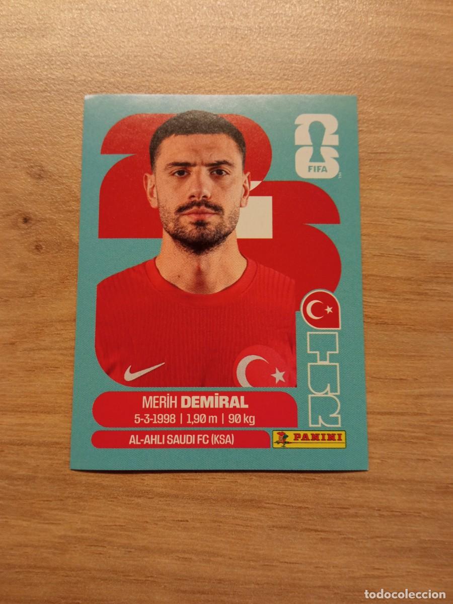 Cromos de f&uacute;tbol: Demiral, cromo 7, Turqu&iacute;a, mundial 2026, Panini