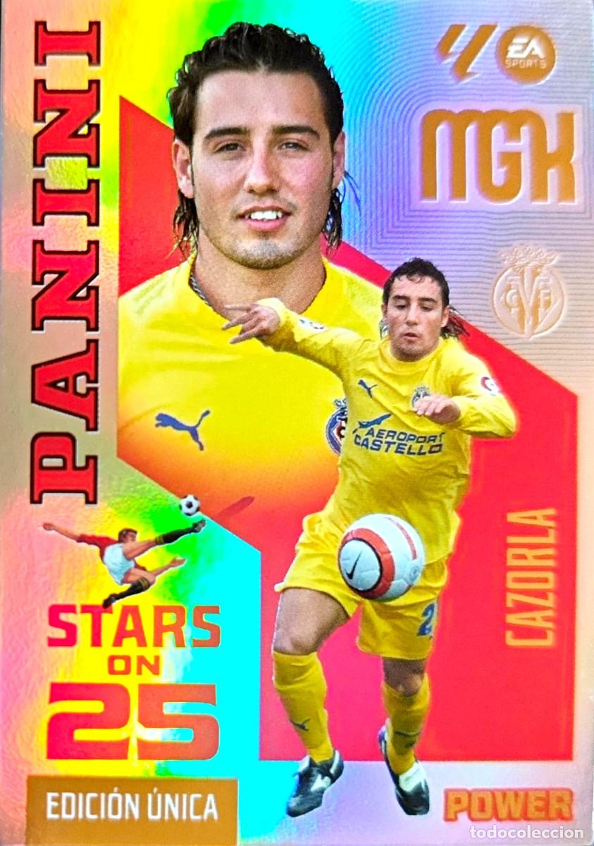 Cromos de f&uacute;tbol: 438 P 438P Cazorla - Villarreal CF - Stars on 25 POWER UNICA - PANINI Megacracks MGK 2026 2027 26 27