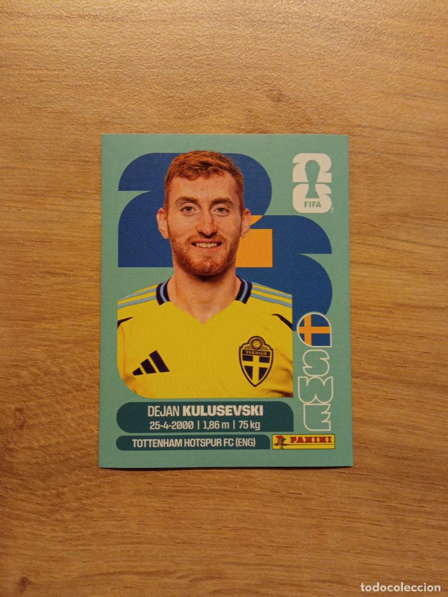 Cromos de f&uacute;tbol: Kulusevski, cromo 17, Suecia, mundial 2026, Panini