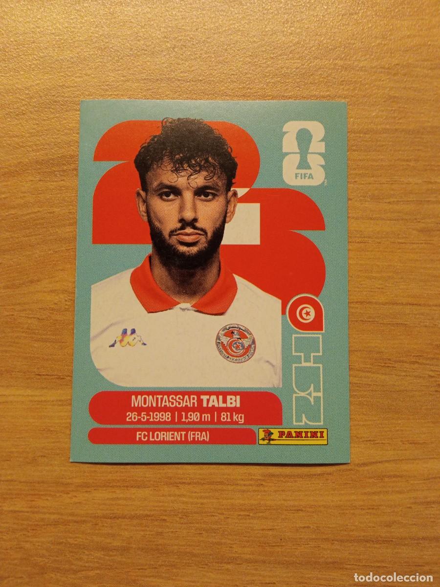 Cromos de f&uacute;tbol: Talbi, cromo 5, T&uacute;nez, mundial 2026, Panini