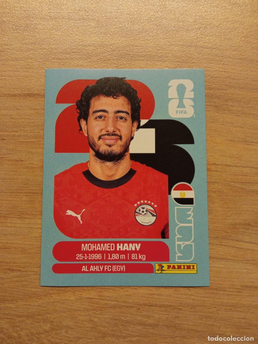 Cromos de f&uacute;tbol: Hany cromo 3, Egypto, mundial 2026, Panini