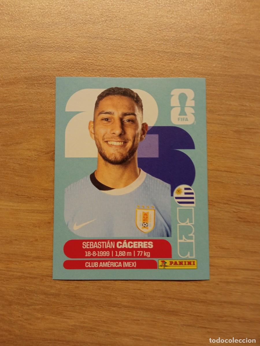 Cromos de f&uacute;tbol: C&aacute;ceres, cromo 6, Uruguay, mundial 2026, Panini