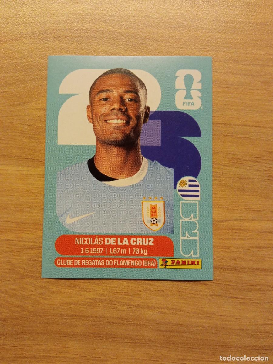 Cromos de f&uacute;tbol: De la Cruz, cromo 15, Uruguay, mundial 2026, Panini