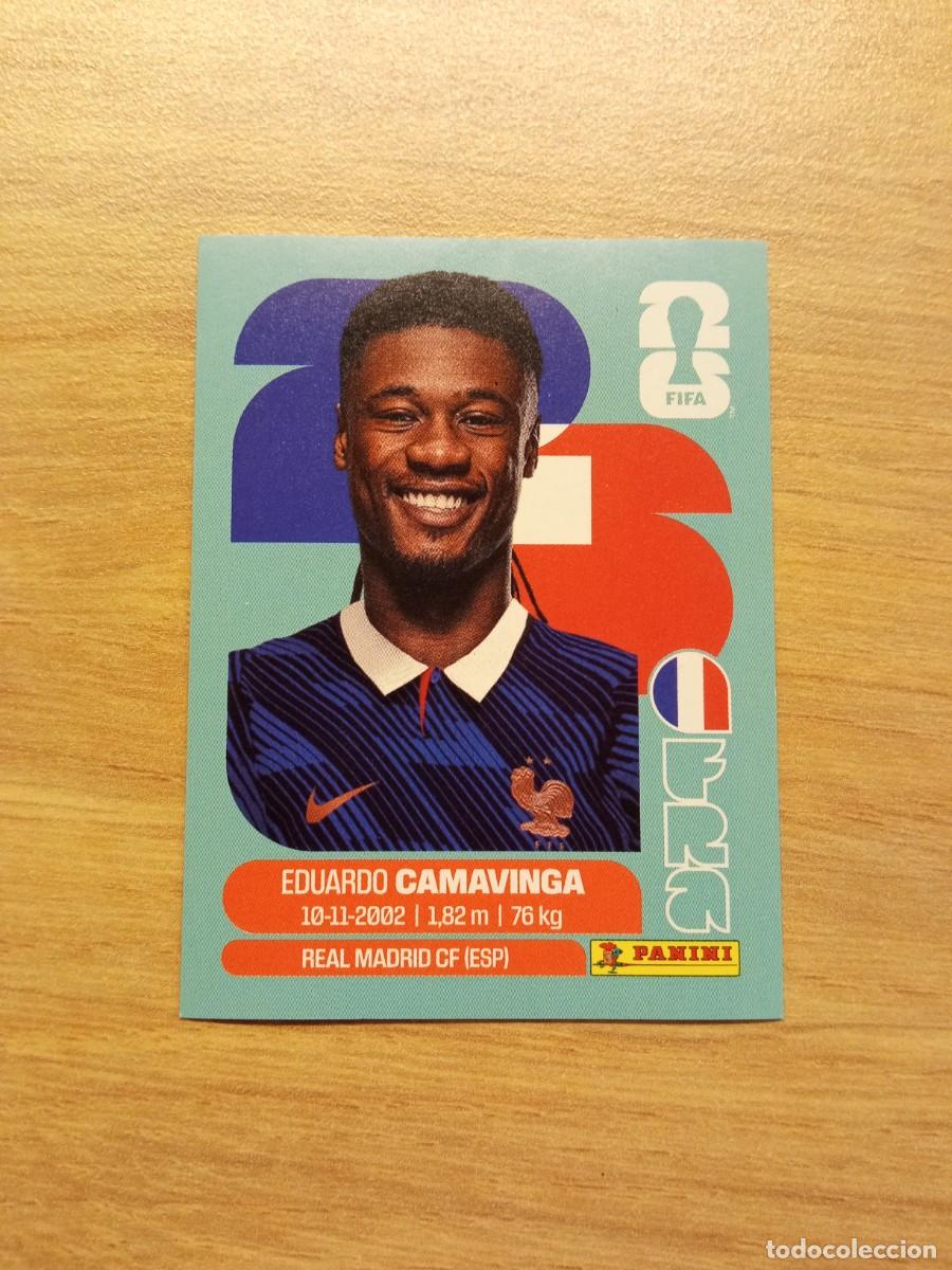Cromos de f&uacute;tbol: Camavinga, cromo 10, Francia, mundial 2026, Panini