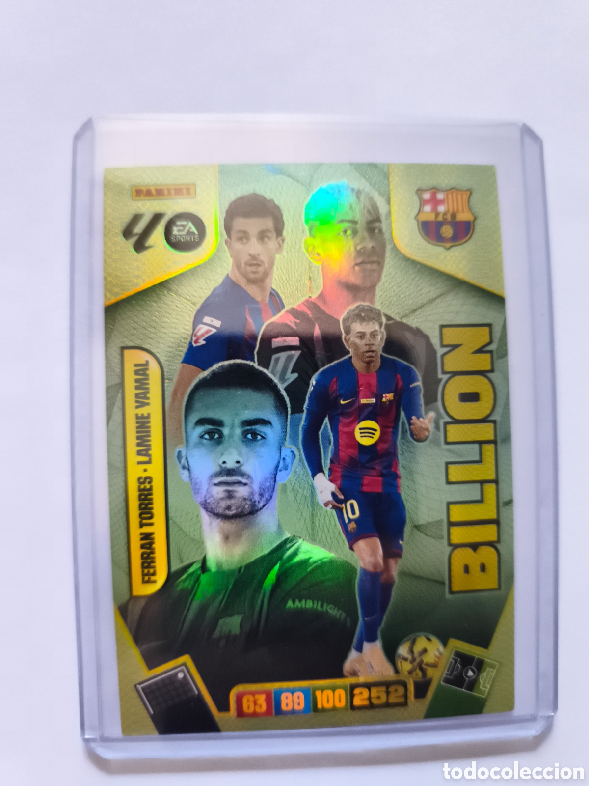 Cromos de f&uacute;tbol: BILLION LAMINE YAMAL - FERRAN TORRED