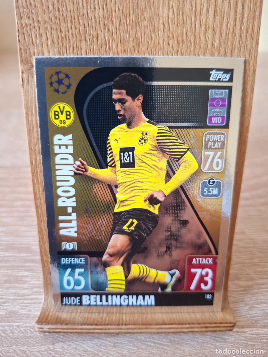 Cromos de f&uacute;tbol: Bellingham #182 Borussia Dortmund Topps Match Attax Champions League 2021 2022 All-Rounder
