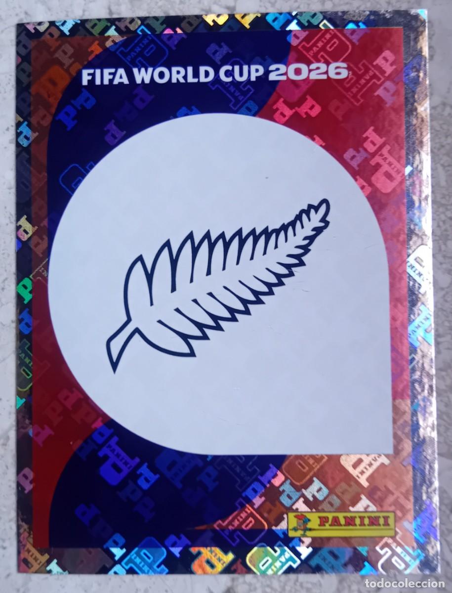 Cromos de f&uacute;tbol: Figurina Panini 2026 Cromo World Cup Usa Mundial 2026 scudetto escudo badge New Zeland n NZL 1