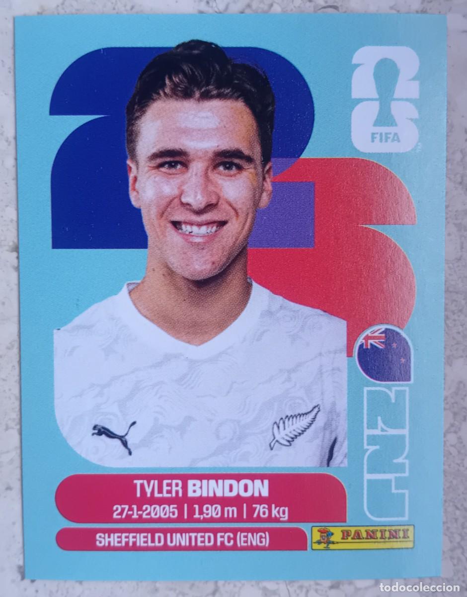 Cromos de f&uacute;tbol: Figurina Panini 2026 Cromo World Cup Usa Mundial 2026 Tyler Bindon New Zeland n NZL 7
