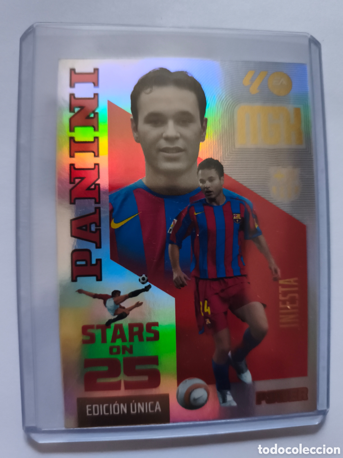 Cromos de f&uacute;tbol: MGK 26-27 STARS ON 25 INIESTA