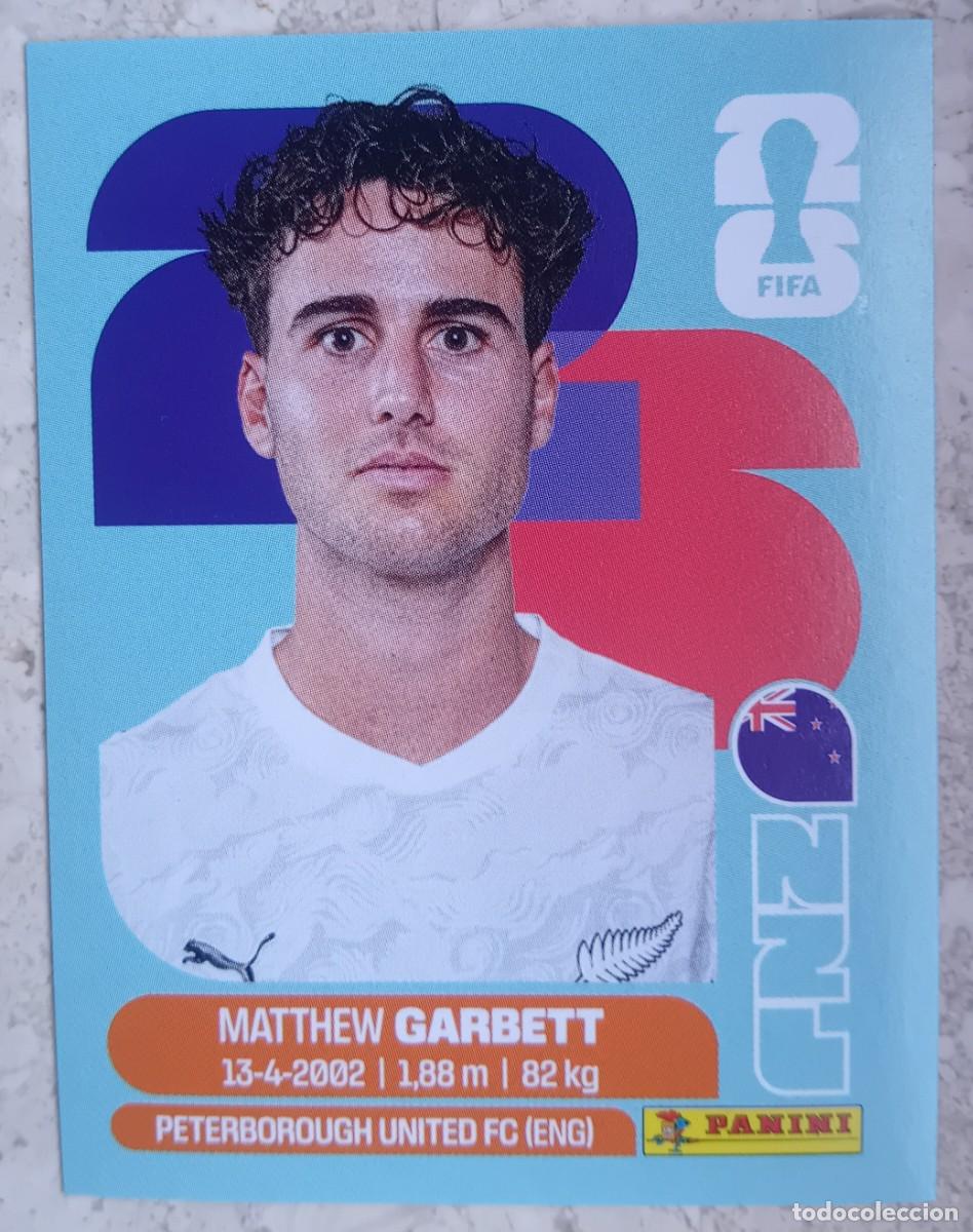 Cromos de f&uacute;tbol: Figurina Panini 2026 Cromo World Cup Usa Mundial 2026 Matthew Garbett New Zeland n NZL 14