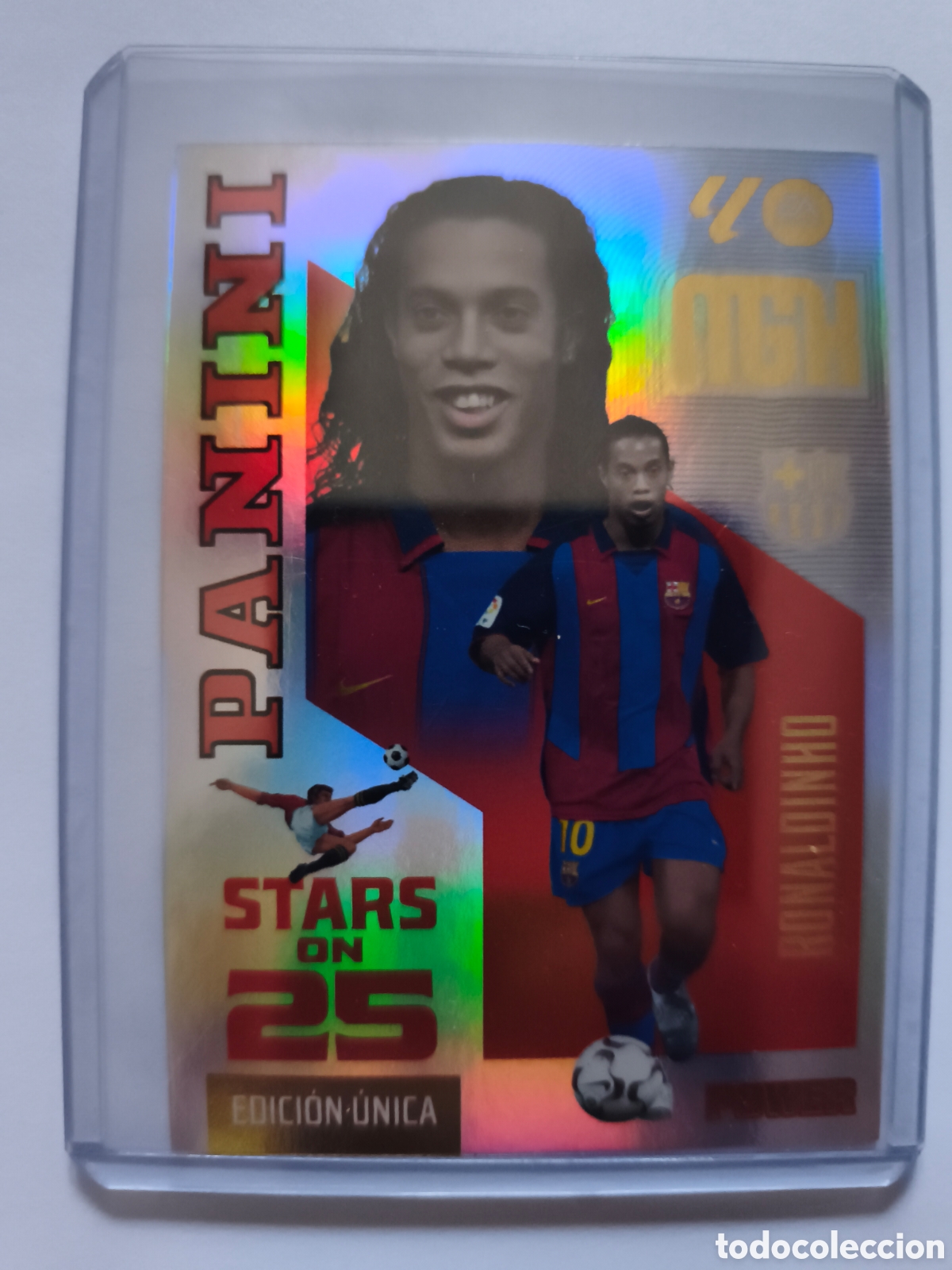 Cromos de f&uacute;tbol: MGK 26-27 STARS ON 25 RONALDINHO