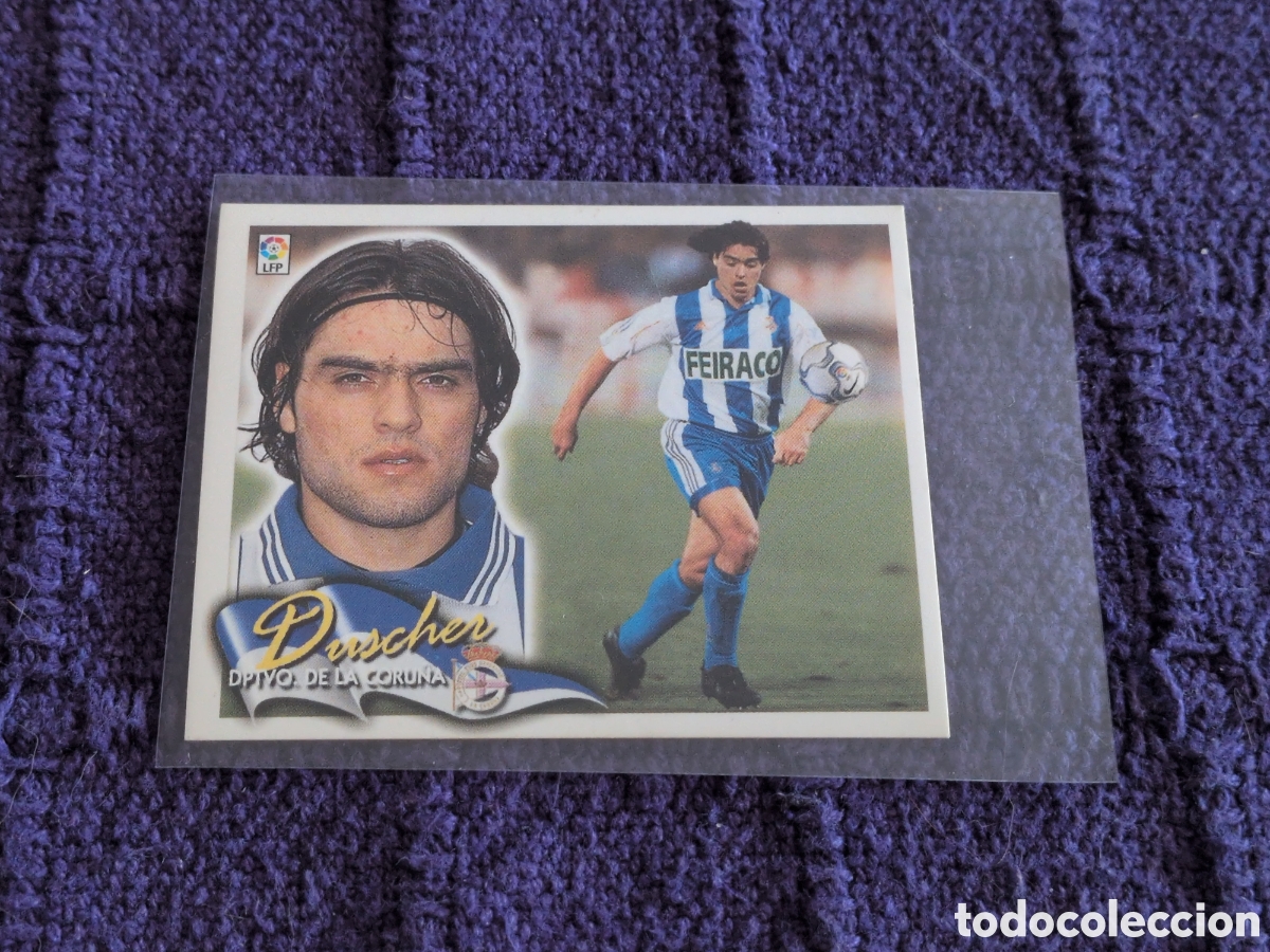 Fu&szlig;ball-Sticker: Deportivo de La Coru&ntilde;a - Duscher - Fichaje n&ordm; 12 -Ediciones Este Liga 2000-2001, 00-01 -Nunca Pegado