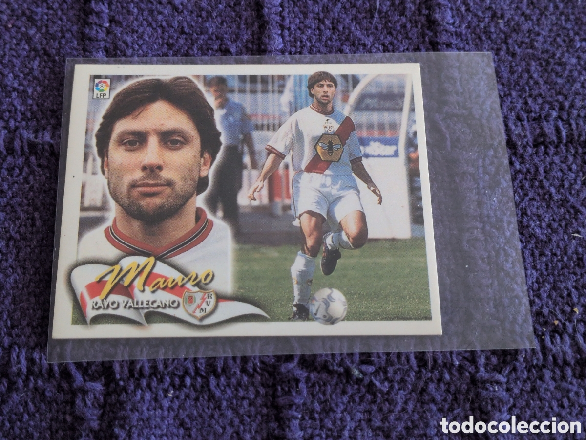 Football Stickers: MAURO RAYO VALLECANO FICHAJE 20 LIGA ESTE 2000 2001 00 01 NUNCA PEGADO SIN PEGAR