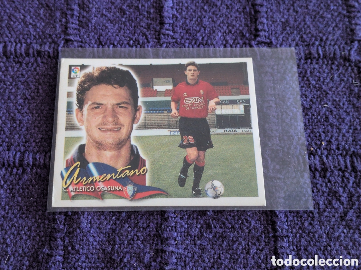 Football Stickers: Osasuna - Armentano - Fichaje n&ordm; 25 - Ediciones Este Liga 2000-2001, 00-01 - Nunca pegado